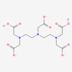molecular formula C14H20N3O10-3 B1226009 五钠盐 