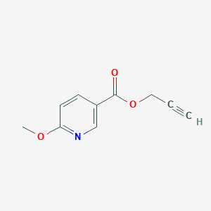 molecular formula C10H9NO3 B12260445 Prop-2-yn-1-yl 6-methoxypyridine-3-carboxylate 