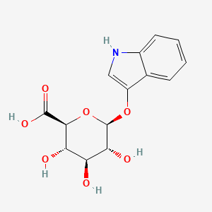 molecular formula C14H15NO7 B1226057 Indoxyl glucuronide CAS No. 35804-66-1
