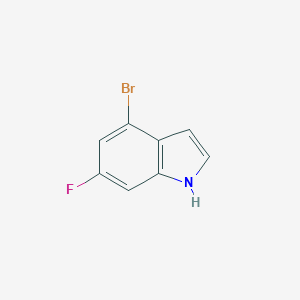 molecular formula C8H5BrFN B122611 4-溴-6-氟-1H-吲哚 CAS No. 885520-70-7