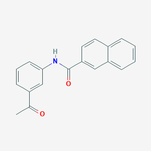 molecular formula C19H15NO2 B1226135 N-(3-乙酰基苯基)-2-萘甲酰胺 