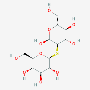 molecular formula C12H22O10S B122616 2-Thiosophorose CAS No. 158213-27-5