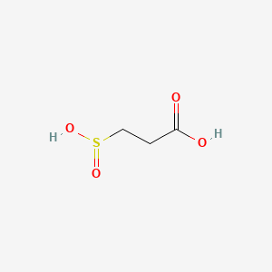 molecular formula C3H6O4S B1226228 3-Sulfinopropionic acid CAS No. 52329-65-4