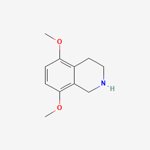 molecular formula C11H15NO2 B1226229 5,8-Dimethoxy-1,2,3,4-tetrahydroisochinolin CAS No. 76019-13-1