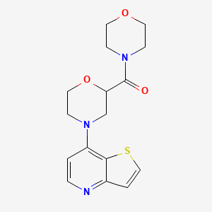 2-(Morpholine-4-carbonyl)-4-{thieno[3,2-b]pyridin-7-yl}morpholine