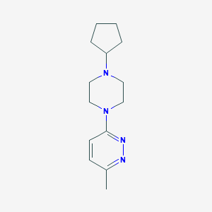 3-(4-Cyclopentylpiperazin-1-yl)-6-methylpyridazine