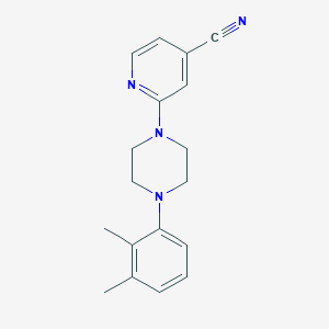 2-[4-(2,3-Dimethylphenyl)piperazin-1-yl]pyridine-4-carbonitrile