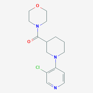 4-[1-(3-Chloropyridin-4-yl)piperidine-3-carbonyl]morpholine