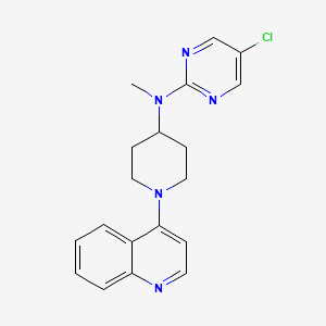 5-chloro-N-methyl-N-[1-(quinolin-4-yl)piperidin-4-yl]pyrimidin-2-amine