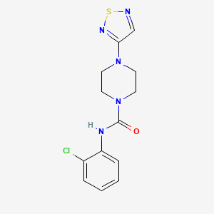 N-(2-chlorophenyl)-4-(1,2,5-thiadiazol-3-yl)piperazine-1-carboxamide