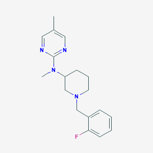 N-{1-[(2-fluorophenyl)methyl]piperidin-3-yl}-N,5-dimethylpyrimidin-2-amine