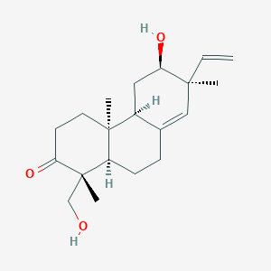 molecular formula C20H30O3 B1226253 lecheronol B 