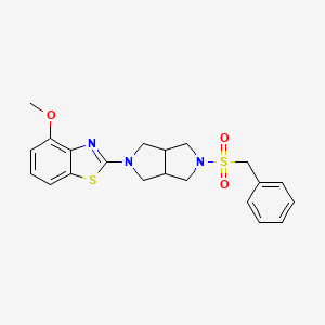 4-Methoxy-2-{5-phenylmethanesulfonyl-octahydropyrrolo[3,4-c]pyrrol-2-yl}-1,3-benzothiazole