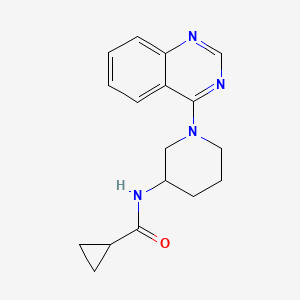 N-[1-(quinazolin-4-yl)piperidin-3-yl]cyclopropanecarboxamide