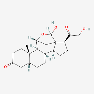 molecular formula C21H30O5 B1226258 5-Dihydroaldosterone CAS No. 6005-92-1
