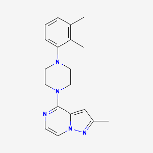 1-(2,3-Dimethylphenyl)-4-{2-methylpyrazolo[1,5-a]pyrazin-4-yl}piperazine