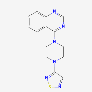 4-[4-(1,2,5-Thiadiazol-3-yl)piperazin-1-yl]quinazoline