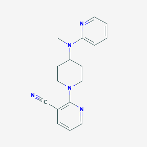 2-{4-[Methyl(pyridin-2-yl)amino]piperidin-1-yl}pyridine-3-carbonitrile