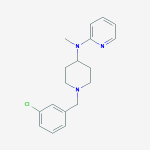 N-{1-[(3-chlorophenyl)methyl]piperidin-4-yl}-N-methylpyridin-2-amine