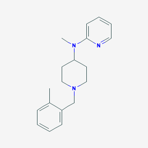 N-methyl-N-{1-[(2-methylphenyl)methyl]piperidin-4-yl}pyridin-2-amine