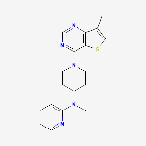 N-methyl-N-(1-{7-methylthieno[3,2-d]pyrimidin-4-yl}piperidin-4-yl)pyridin-2-amine