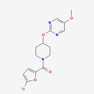 2-{[1-(5-Bromofuran-2-carbonyl)piperidin-4-yl]oxy}-5-methoxypyrimidine