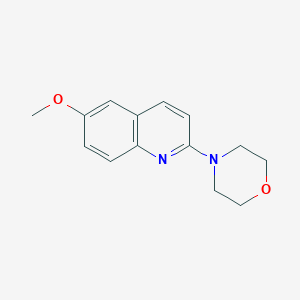 6-Methoxy-2-(morpholin-4-yl)quinoline