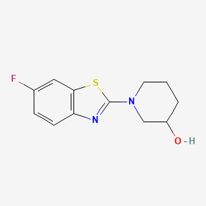 1-(6-Fluoro-1,3-benzothiazol-2-yl)piperidin-3-ol