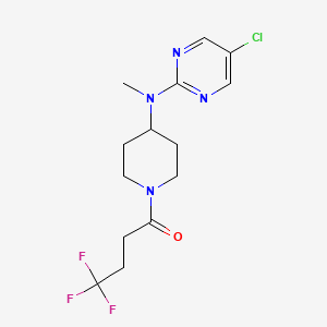 1-{4-[(5-Chloropyrimidin-2-yl)(methyl)amino]piperidin-1-yl}-4,4,4-trifluorobutan-1-one