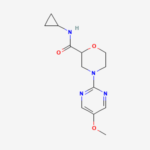 N-cyclopropyl-4-(5-methoxypyrimidin-2-yl)morpholine-2-carboxamide