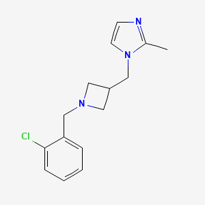 1-({1-[(2-chlorophenyl)methyl]azetidin-3-yl}methyl)-2-methyl-1H-imidazole