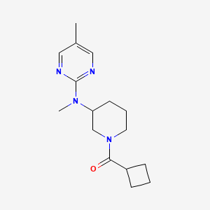 N-(1-cyclobutanecarbonylpiperidin-3-yl)-N,5-dimethylpyrimidin-2-amine