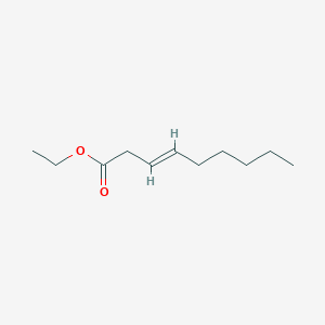 molecular formula C11H20O2 B1226303 3-Nonenoic acid, ethyl ester 