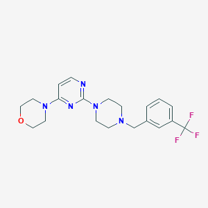 4-[2-(4-{[3-(Trifluoromethyl)phenyl]methyl}piperazin-1-yl)pyrimidin-4-yl]morpholine