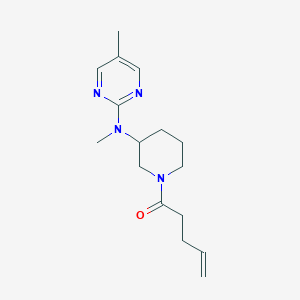 1-{3-[Methyl(5-methylpyrimidin-2-yl)amino]piperidin-1-yl}pent-4-en-1-one