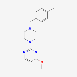 4-Methoxy-2-{4-[(4-methylphenyl)methyl]piperazin-1-yl}pyrimidine