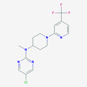 5-chloro-N-methyl-N-{1-[4-(trifluoromethyl)pyridin-2-yl]piperidin-4-yl}pyrimidin-2-amine