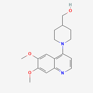 [1-(6,7-Dimethoxyquinolin-4-yl)piperidin-4-yl]methanol