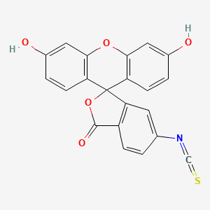 molecular formula C21H11NO5S B1226322 Fluorescein 6-isothiocyanate CAS No. 1173-43-9