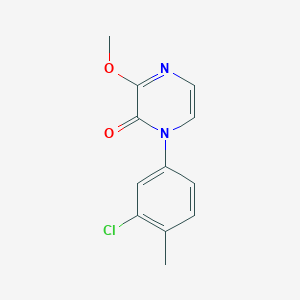 1-(3-Chloro-4-methylphenyl)-3-methoxy-1,2-dihydropyrazin-2-one