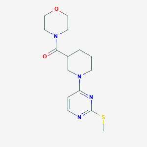 4-{1-[2-(Methylsulfanyl)pyrimidin-4-yl]piperidine-3-carbonyl}morpholine