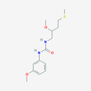 3-[2-Methoxy-4-(methylsulfanyl)butyl]-1-(3-methoxyphenyl)urea