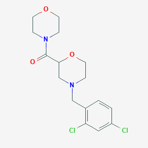 4-[(2,4-Dichlorophenyl)methyl]-2-(morpholine-4-carbonyl)morpholine