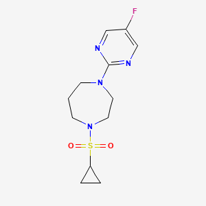 1-(Cyclopropanesulfonyl)-4-(5-fluoropyrimidin-2-yl)-1,4-diazepane