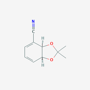B122636 (+)-cis-2(R),3(S)-2,3-Dihydroxy-2,3-dihydrobenzonitrile acetonide CAS No. 150767-96-7