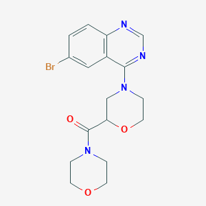 6-Bromo-4-[2-(morpholine-4-carbonyl)morpholin-4-yl]quinazoline