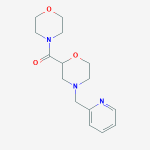 2-(Morpholine-4-carbonyl)-4-[(pyridin-2-yl)methyl]morpholine