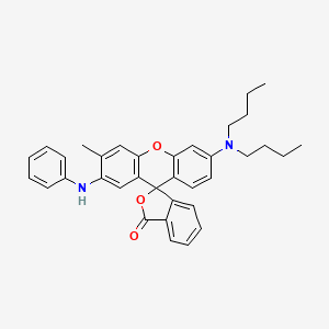 molecular formula C35H36N2O3 B1226379 2-Anilino-3-methyl-6-(dibutylamino)fluoran CAS No. 89331-94-2
