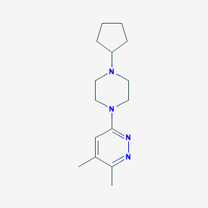 6-(4-Cyclopentylpiperazin-1-yl)-3,4-dimethylpyridazine