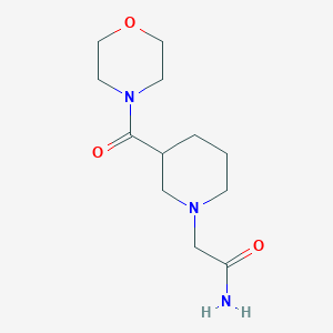 2-[3-(Morpholine-4-carbonyl)piperidin-1-yl]acetamide